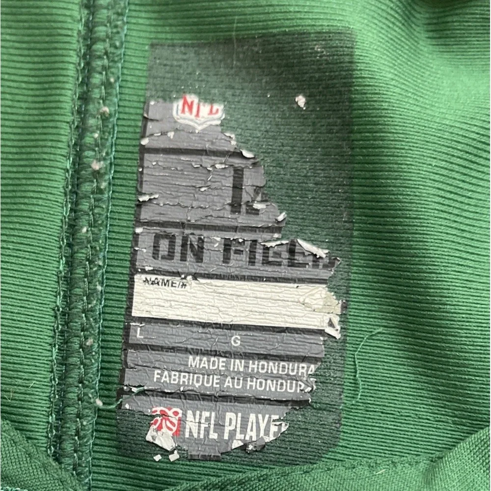 Nike NY Jets NFL 100th Anniversary Patch Jersey Green #14 Darnold Mens L No Name